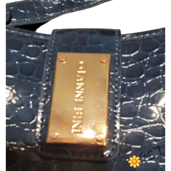 🔷️GIANNI BINI Dark Blue Shoulder Bag - Picture 4 of 9